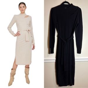 Generation Love Black Wool-Cashmere Blend Lulu Sweater Dress size Small